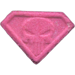 Compressa Punisher — MDMA 205mg — Madrid, Spagna