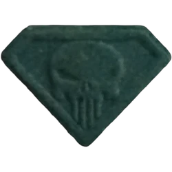 Compressa Punisher — MDMA 201mg — Málaga, Spagna