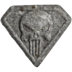 Compressa Punisher — MDMA 125mg — Marseille, Francia