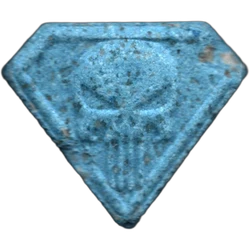 Compressa Punisher — MDMA 174mg — Barcelona, Spagna