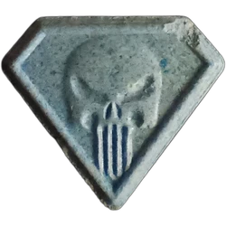 Compressa Punisher — MDMA 197mg — Granada, Spagna