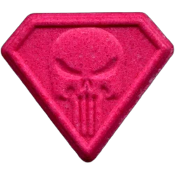 Compressa Punisher — MDMA 237mg — Barcelona, Spagna