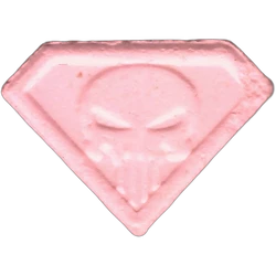 Compressa Punisher — MDMA 91mg — Barcelona, Spagna