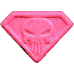 Compressa Punisher — MDMA 220mg — Barcelona, Spagna