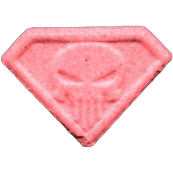 Compressa Punisher — MDMA 212mg — Barcelona, Spagna