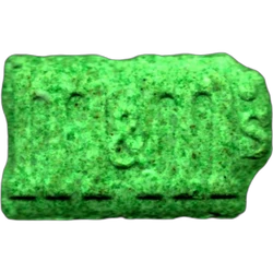 Compressa M&M's — MDMA 161mg; Caffeine 7mg — Barcelona, Spagna