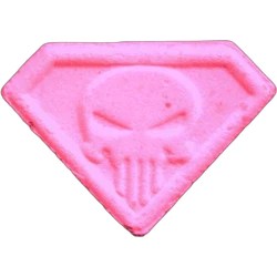 Compressa Punisher — MDMA 136mg — Barcelona, Spagna
