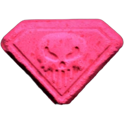 Compressa Punisher — MDMA 156mg — Barcelona, Spagna