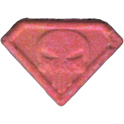 Compressa Punisher — MDMA 211mg — Madrid, Spagna