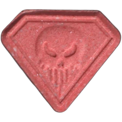 Compressa Punisher — MDMA 158mg — Madrid, Spagna