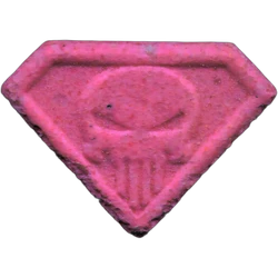 Compressa Punisher — MDMA 233mg — Madrid, Spagna