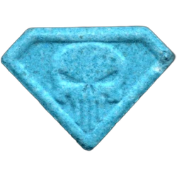 Compressa Punisher — MDMA 105mg — Barcelona, Spagna