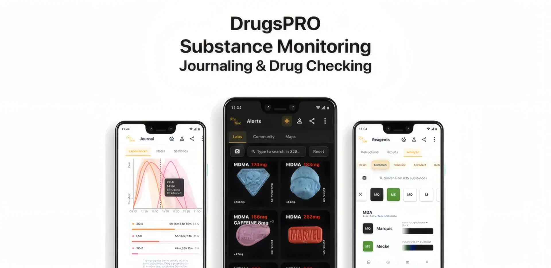 DrugsPRO, l'app di drug checking