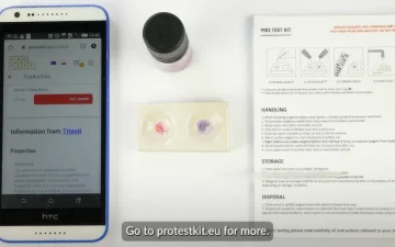 Cambio di colore del reagente Ehrlich