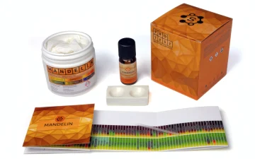 Cambio di colore del reagente Mandelin